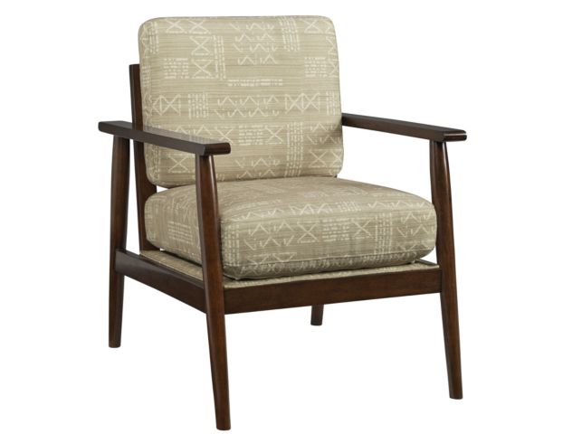 Ashley Bevyn Beige Print Accent Chair large image number 1