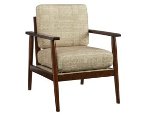 Ashley Bevyn Beige Print Accent Chair