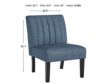 Ashley Hughleigh Navy Accent Chair small image number 5