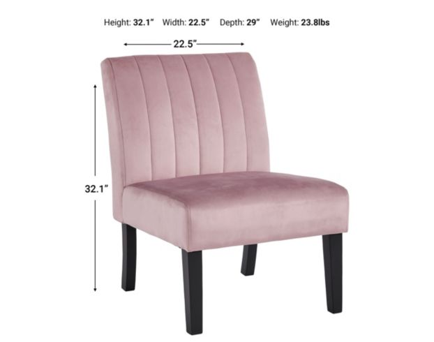 Ashley Hughleigh Pink Accent Chair large image number 5