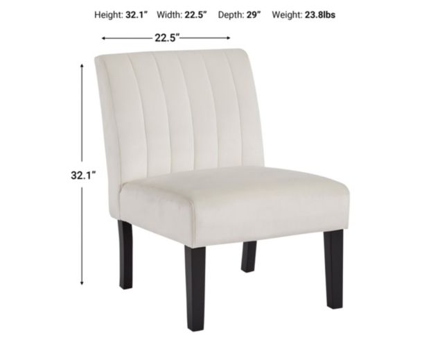 Ashley Hughleigh Light Beige Accent Chair large image number 5