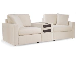 Ashley Modmax Oyster 3-Piece Loveseat with Audio System