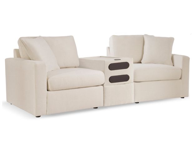 Ashley Modmax Oyster 3-Piece Loveseat with Audio System large image number 1