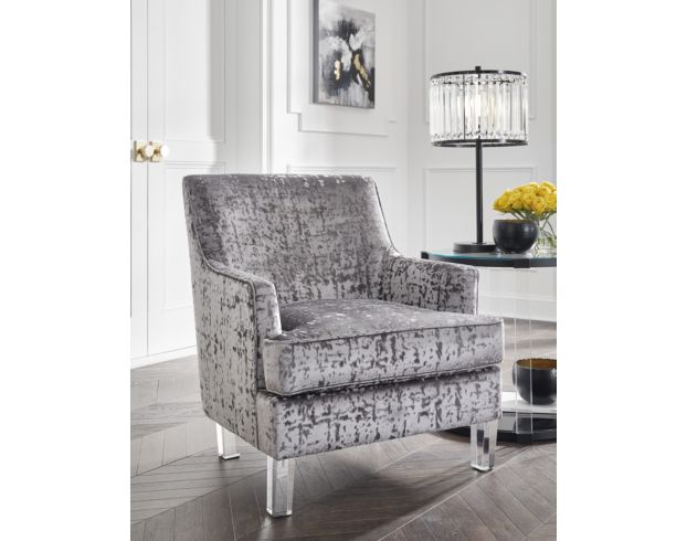 Ashley Gloriann Pewter Accent Chair large image number 2