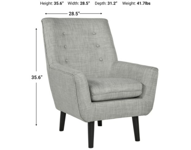 Ashley Zossen Gray Accent Chair large image number 5