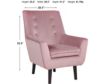 Ashley Zossen Pink Accent Chair small image number 5