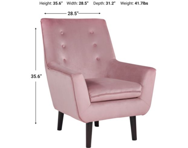 Ashley Zossen Pink Accent Chair large image number 5