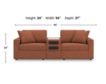 Ashley Modmax Spice 3 Piece Loveseat w/Audio System small image number 5