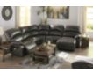 Ashley Hallstrung Gray 6-Piece Leather Power Sectional small image number 2