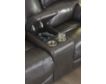 Ashley Hallstrung Gray 6-Piece Leather Power Sectional small image number 3