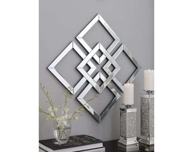 Ashley Bling Collection Accent Mirror Squares large image number 2