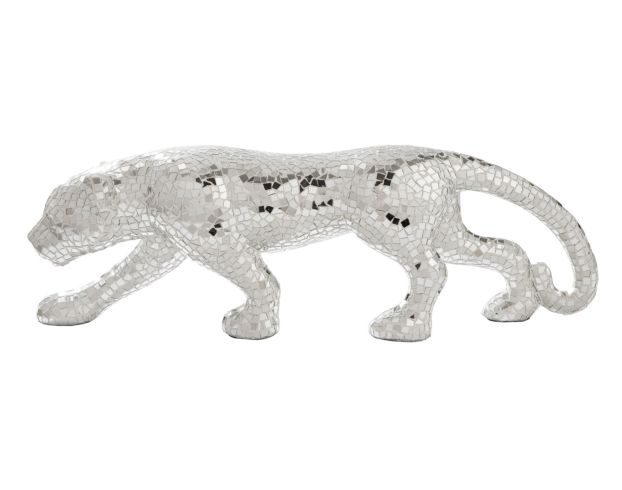 Ashley Drice Mosaic Glass Panther Sculpture | Homemakers