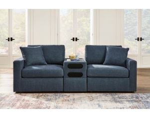 Ashley Modmax Ink 3-Piece Loveseat with Audio System