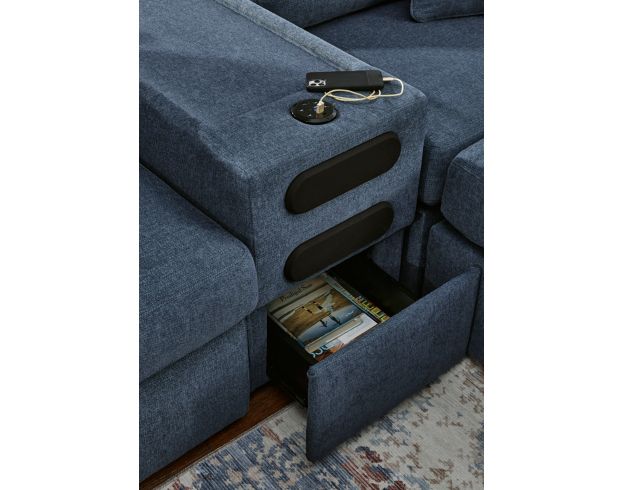 Ashley Modmax Ink 3-Piece Loveseat with Audio System