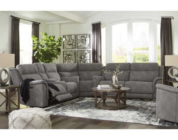 Ashley Next-Gen Slate 3-Piece Power Sectional large image number 2