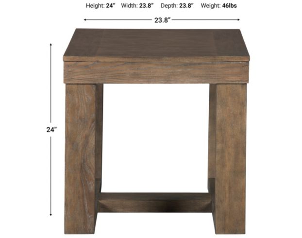 Ashley Cariton Square End Table large image number 6