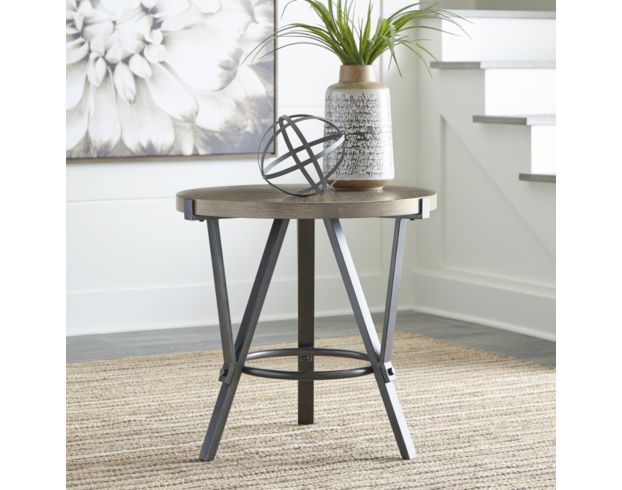 Ashley Zontini Round End Table large image number 2