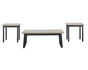 Ashley Waylowe Coffee Table and 2 End Tables