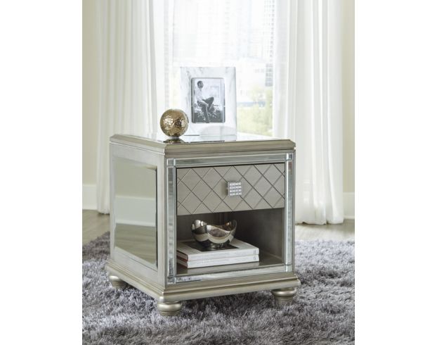Ashley Chevanna Rectangle End Table large image number 2