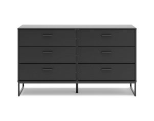 Ashley Socalle Black Dresser