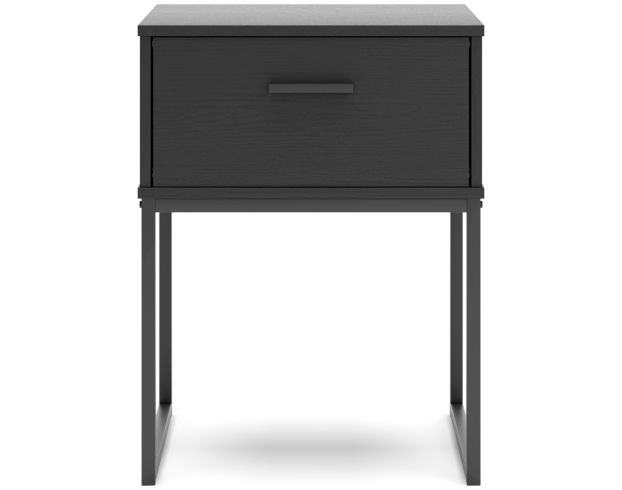 Ashley Socalle Black Nightstand large image number 1