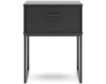 Ashley Socalle Black Nightstand small image number 1