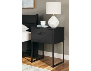 Ashley Socalle Black Nightstand