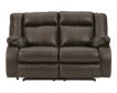 Ashley Denoron Brown Power Recline Loveseat small image number 1
