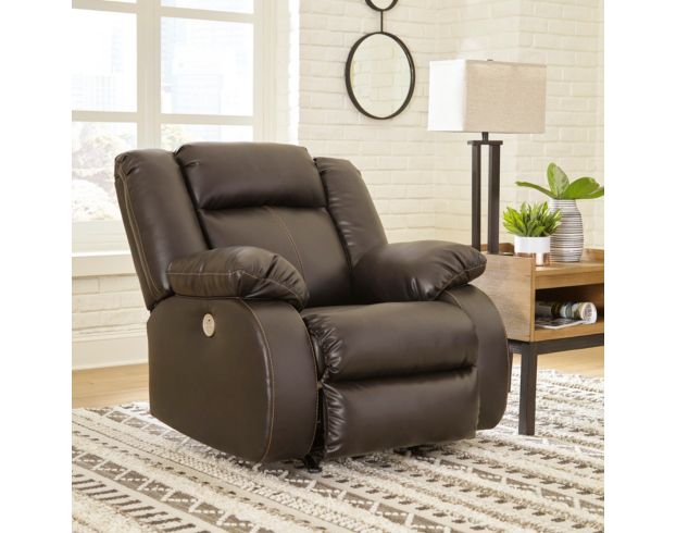 Ashley Denoron Brown Power Rocker Recliner large image number 2