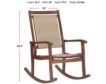 Ashley Emani Brown Rocking Chair small image number 4