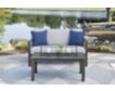 Ashley Fynnegan Gray Loveseat With Table small image number 5