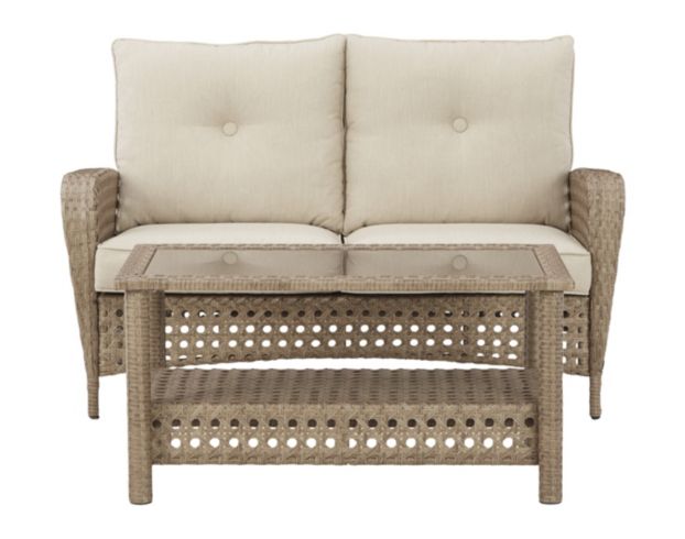 Ashley Braylee Loveseat With Table large image number 1