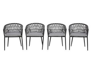 Ashley Palm Bliss 4 Dining Chairs