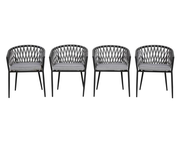 Ashley Palm Bliss 4 Dining Chairs large image number 1