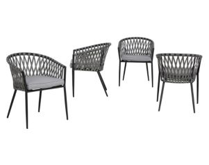 Ashley Palm Bliss 4 Dining Chairs