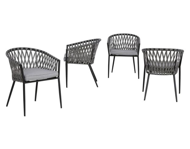 Ashley Palm Bliss 4 Dining Chairs large image number 2