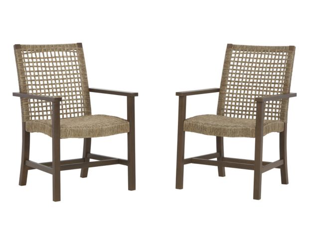 Ashley Germaila 2 Dining Arm Chairs large