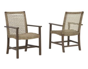 Ashley Germaila 2 Dining Arm Chairs