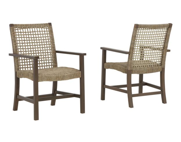 Ashley Germaila 2 Dining Arm Chairs large image number 2