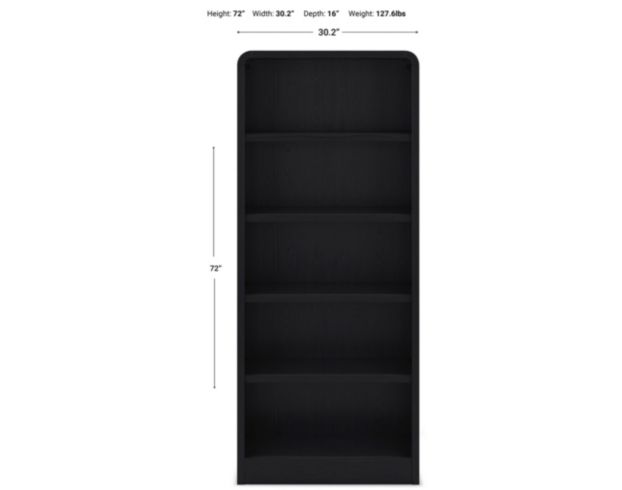 Ashley Rowanbeck 72-Inch Black Bookcase large image number 6