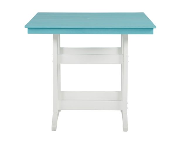 Ashley Eisely Square Turquoise Counter Table large image number 2