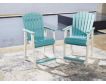 Ashley Eisely 2 Turquoise Counter Stools small image number 5