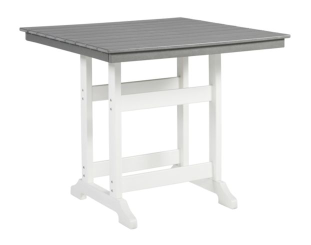 Ashley Transville Gray Square Counter Table large