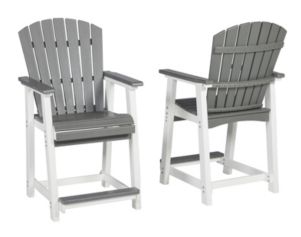 Ashley Transville 2 Gray Counter Stools