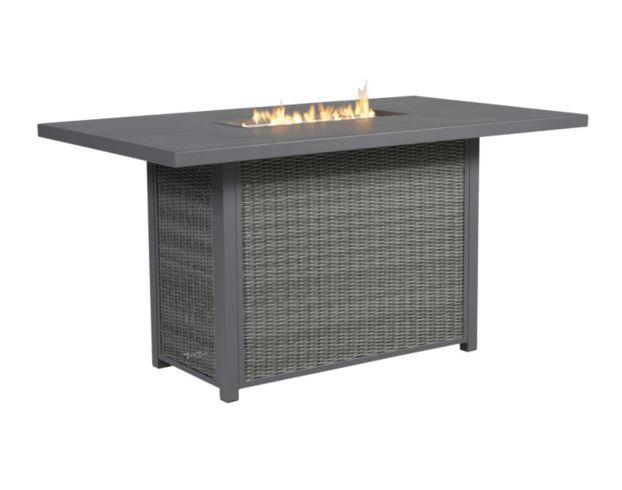 Ashley Palazzo Rectangle Fire Pit Table large image number 2