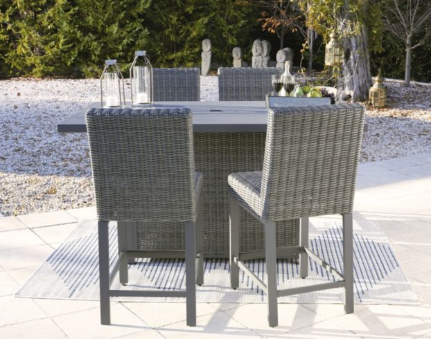 Ashley Palazzo 5-Piece Fire Pit Table Set large image number 2