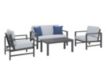 Ashley Fynnegan 4-Piece Gray Patio Set small image number 1