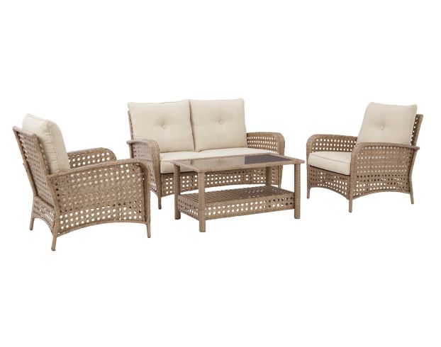 4 seater patio online set rattan