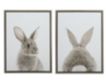Ashley Boho Baby Bunny Wall Art (Set of 2) small image number 1
