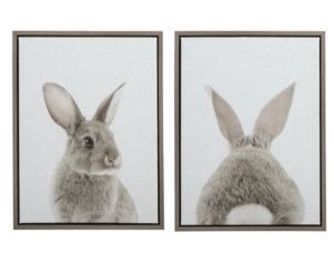 Ashley Boho Baby Bunny Wall Art (Set of 2)